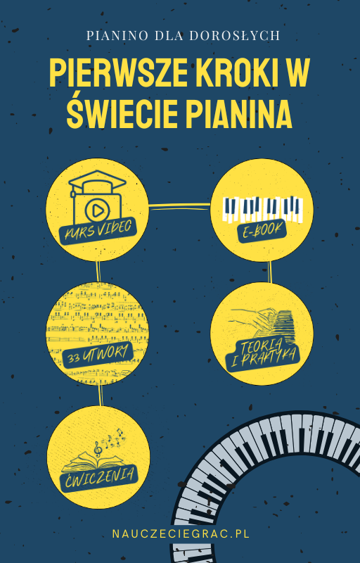 Kurs gry na pianinie dla dorosłych – okładka