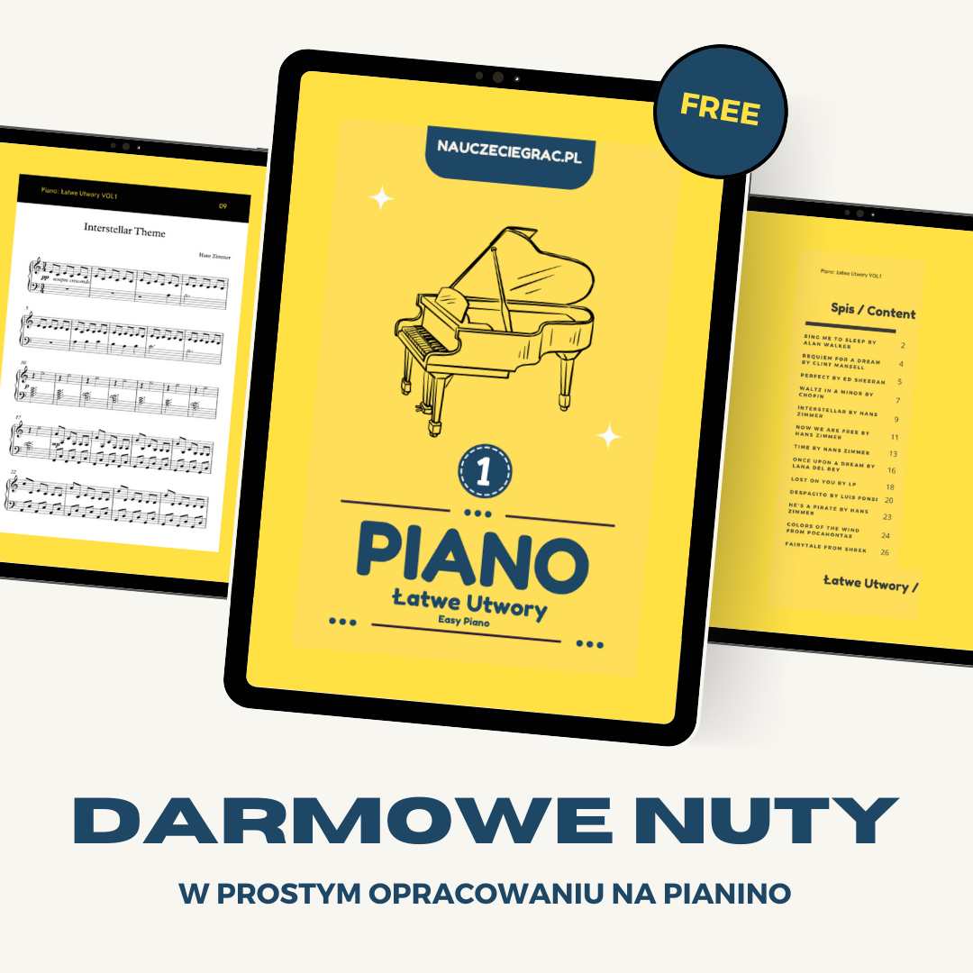 Darmowe nuty w łatwym opracowaniu